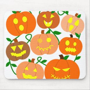 Jack-o-Lanterns Mouse Pad