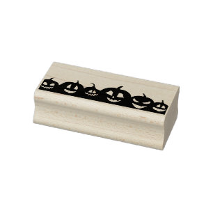 Jack-o-lanterns Rubber Stamp