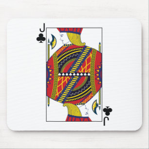 Jack Of Clubs Poker Card Playing Card Blackjack Ca Mouse Pad