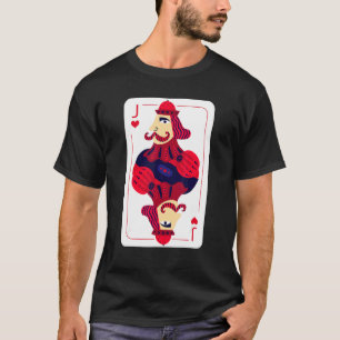 Jack Of Hearts Costume Halloween Playing Cards T-Shirt