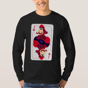 Jack Of Hearts Costume Halloween Playing Cards T-Shirt
