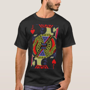 Jack Of Hearts Royal Flush Costume Halloween Playi T-Shirt