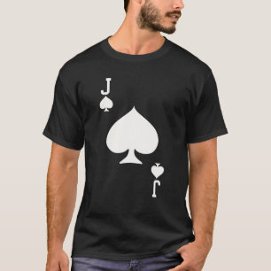 Jack Of Spades Card Halloween Costume White T-Shirt