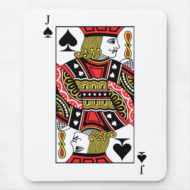 Jack of Spades Mouse Pad (Front)