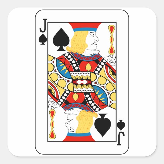 Jack Of Spades Stickers (Front)