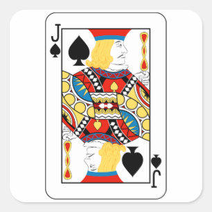 Jack Of Spades Stickers