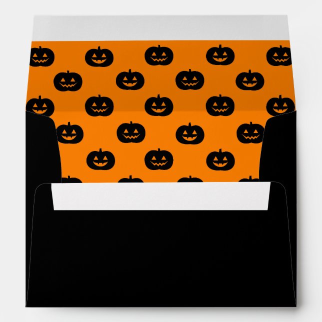 Jack O'Lantern Envelope A7 (Back (Bottom))