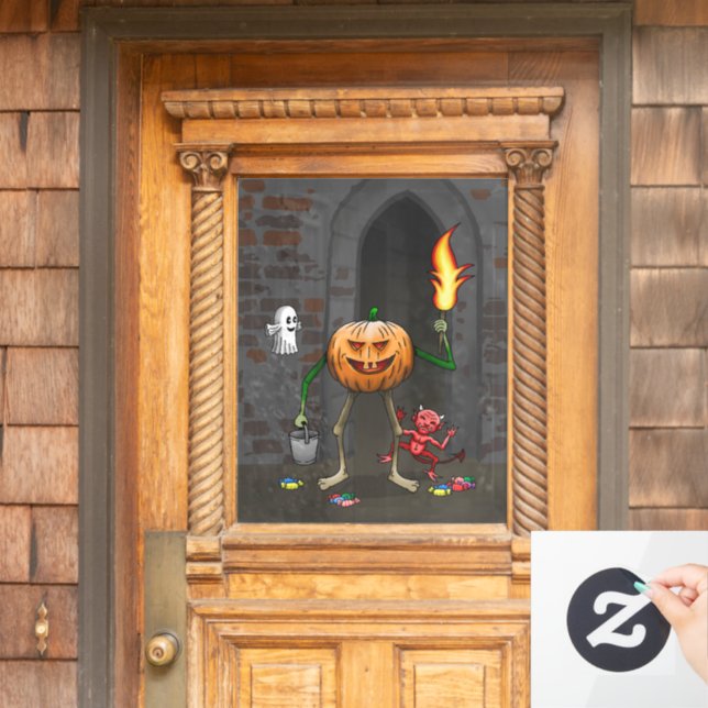Jack O'lantern is trick or treating (Home Door)