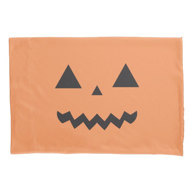 Jack O'Lantern Pillow Case (Front)
