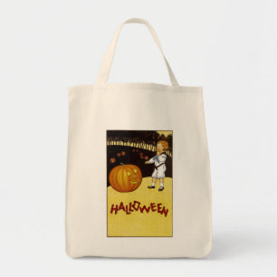 Jack o'Lantern Pumpkin Patch Halloween Tote Bag