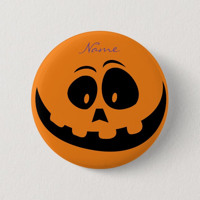 Jack O'lantern Smile Thunder_Cove 6 Cm Round Badge (Front)