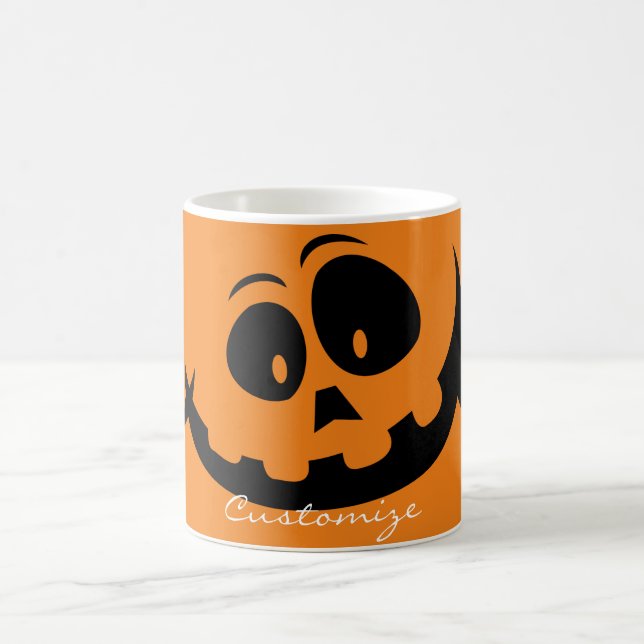 Jack O'lantern Smile Thunder_Cove Coffee Mug (Center)