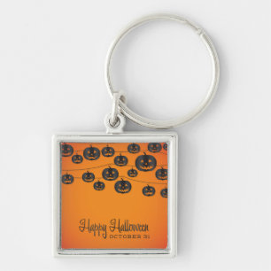 Jack O'lantern string Key Ring
