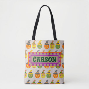 Jack O'Lantern Trick or Treat Tote Bag