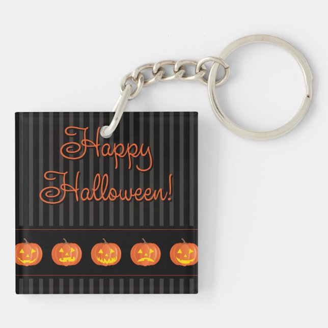 Jack O'Lanterns! Key Ring (Back)
