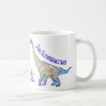 Jack osaurus Colorful Brachiosaurus Dinosaur Name Coffee Mug<br><div class="desc">Make a friend or family member into a new dinosaur species with this fun customizable template. Jack becomes Jackosaurus. Two quirky colorful Brachiosaurus carry a family or friends name creating a fun mug for dinosaur lovers. This funny coffee mug design is ideal for your grumpy non morning family and friends...</div>