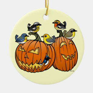 Jack O'Warbler Ceramic Ornament