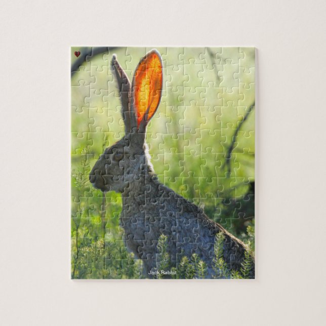 Jack Rabbit Jigsaw Puzzle (Vertical)