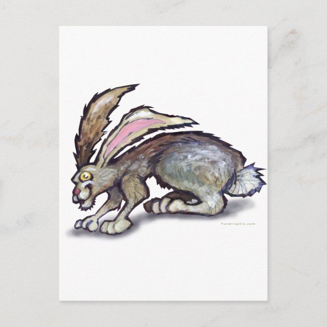 Jack Rabbit Postcard (Front)