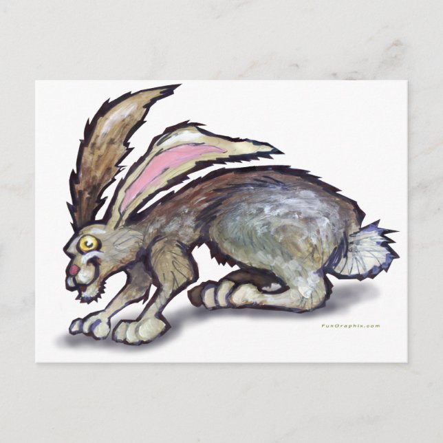 Jack Rabbit Postcard (Front)