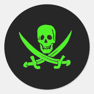 Jack Rackham-Green Classic Round Sticker