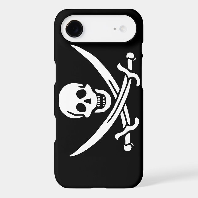 Jack Rackham; Jolly Roger Flag; Pirate Case-Mate iPhone Case (Back)