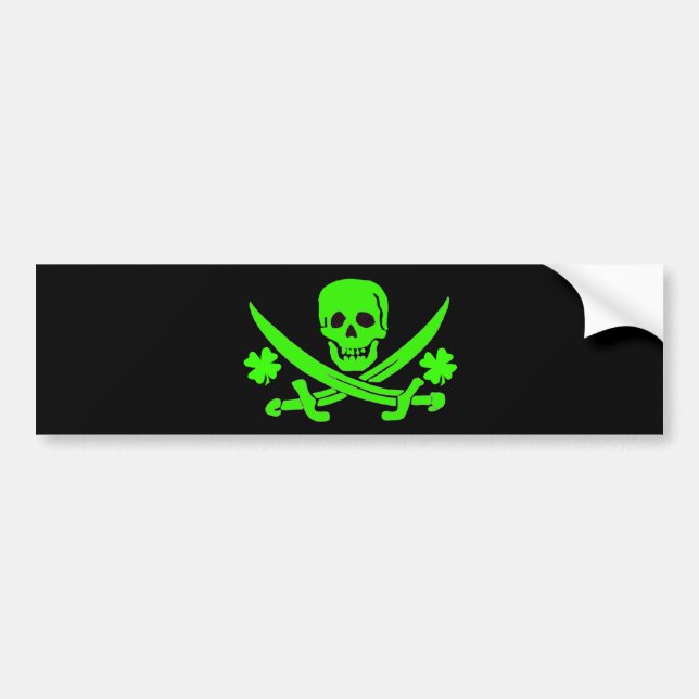 Jack Rackham-Shamrock Bumper Sticker (Front)