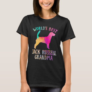 Jack Russel Dog Worldu2019s Best Jack Russel Gran T-Shirt