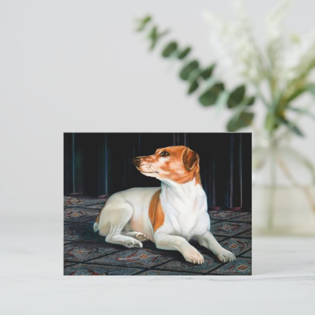 Jack Russel Postcard (Standing Front)