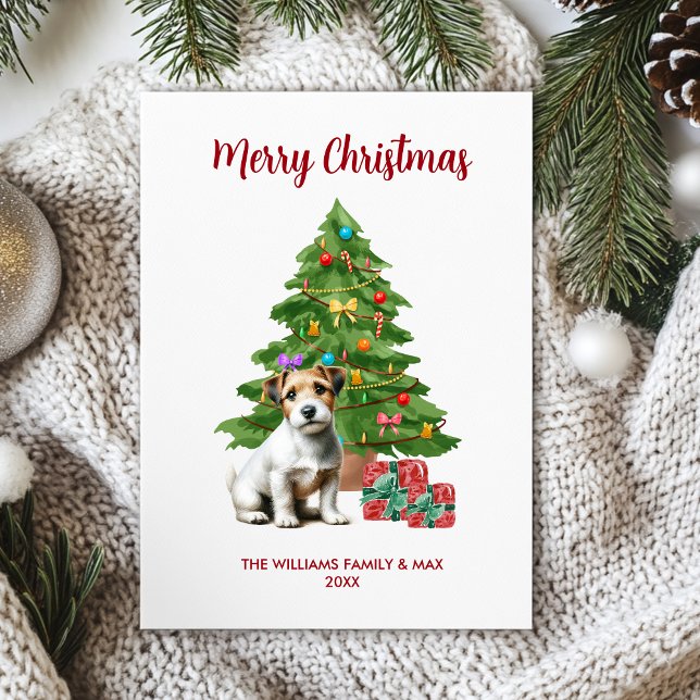 Jack Russel Terrier Christmas Card (Creator Uploaded)