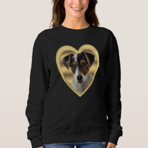 Jack Russel Terrier Dog Heart  Jack Russel Terrier Sweatshirt