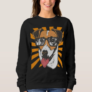 Jack Russel Terrier Sunglasses Dog Sweatshirt