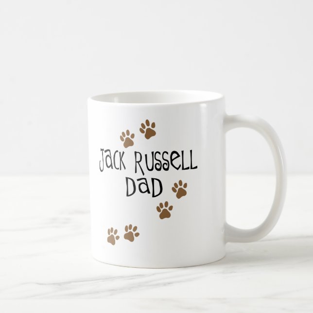 Jack Russell Dad Coffee Mug (Right)