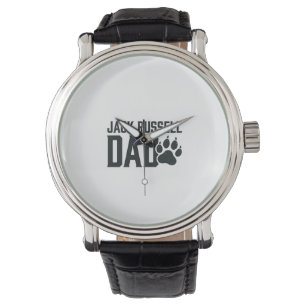 Jack Russell Dad Vintage Paw Print Shirt Design_1 Watch