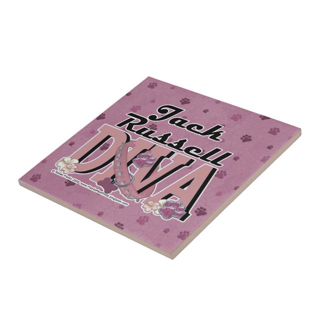 Jack Russell DIVA Ceramic Tile (Side)
