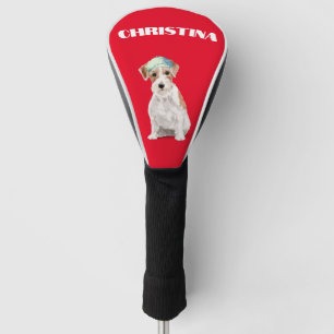 Jack Russell Dog Lover Red Personal  Golf Head Cover