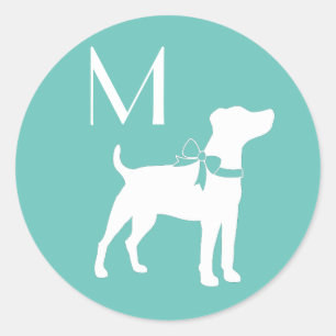 Jack Russell Dog Terrier Puppy Classic Round Sticker
