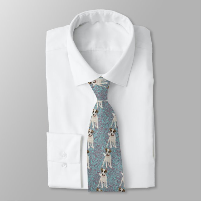 jack russell dog tie (Tied)