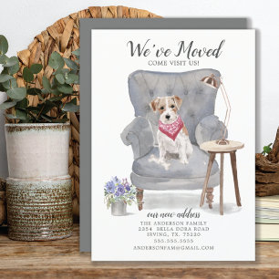 Jack Russell Dog   We've Moved Moving Announcement
