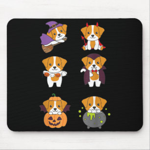 Jack Russell Halloween Costume Dogs Halloween Mouse Pad