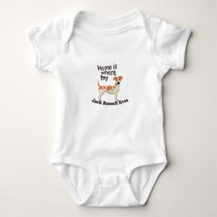 Jack Russell Home Baby Bodysuit