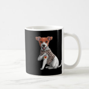 Jack Russell I Love Mum Tattoo Dog Shirt Funny Mot Coffee Mug