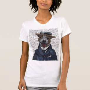 Jack Russell in Boater 2 T-Shirt