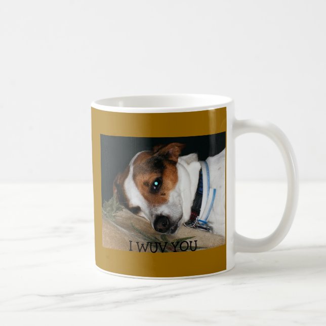 Jack Russell Love Coffee Mug (Right)