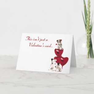 Jack Russell Love In An Envelope -2nd New Version Holiday Card