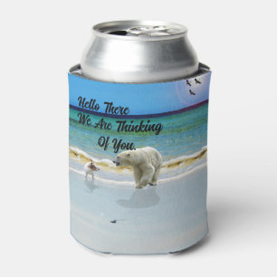Jack Russell Meets Polar Bear, Can Cooler