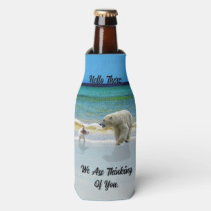 Jack Russell Meets Polar Bear, Hello Bottle Cooler