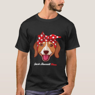 Jack Russell Mom  Russel Terrier Cute Birthday Chr T-Shirt