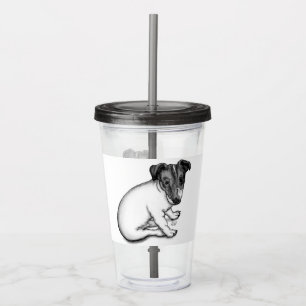 Jack Russell Puppy 10 weeks old Acrylic Tumbler