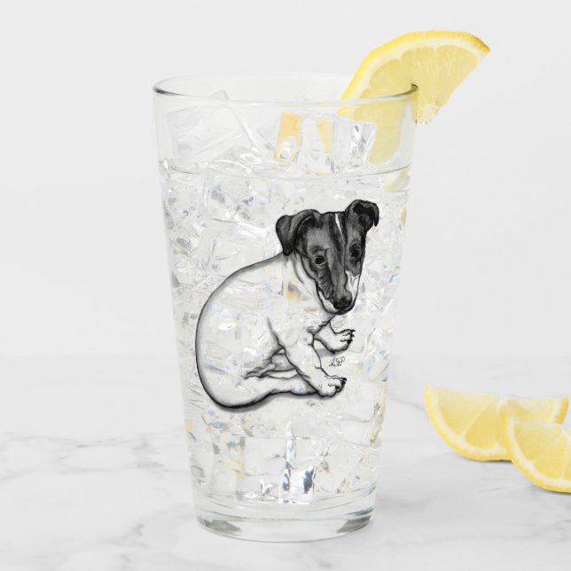 Jack Russell Puppy 10 weeks old Glass (Back Ice)